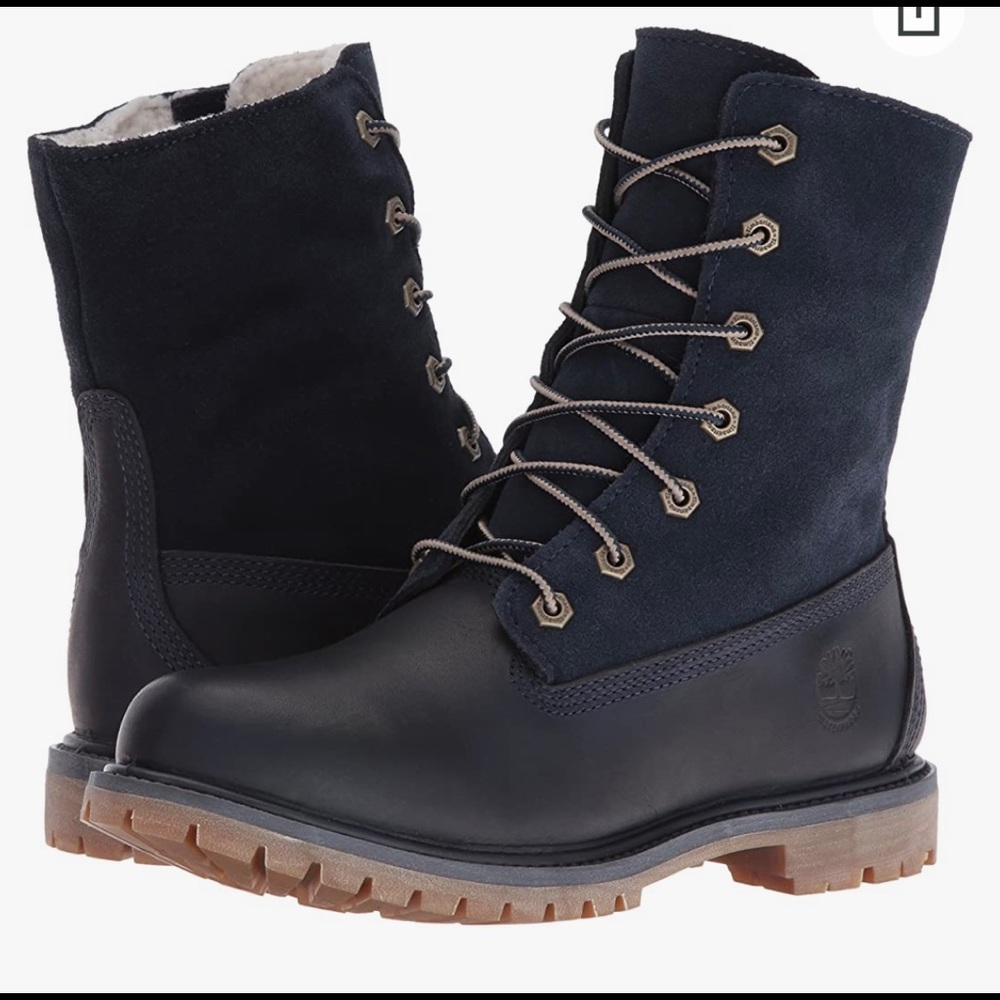 Timberland Women’s Authentics Teddy Fleece Fold Down Boots